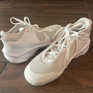 Boys White Nike Athletic Shoes